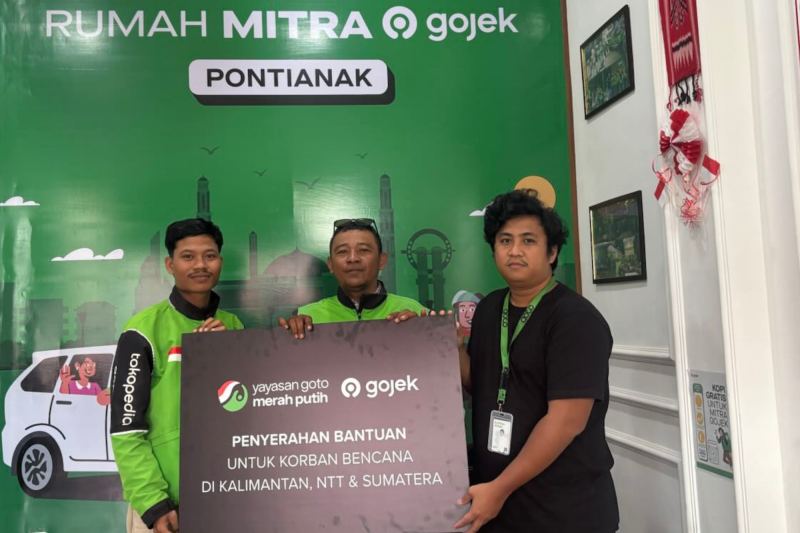 Gojek dan YGMP bantu mitra driver terdampak bencana