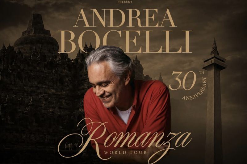 Andrea Bocelli akan bawakan lagu-lagu dalam "Romanza" di Indonesia