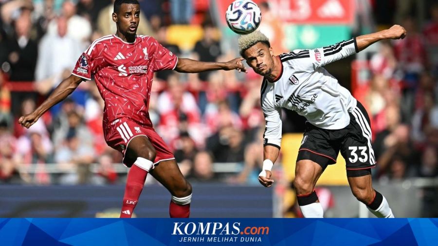 Hasil Liverpool Vs Fulham 0-0, The Reds Tertahan di Peringkat Enam