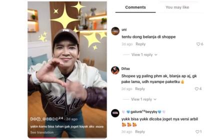 “Kasih Aba-Aba 2.0” Naykilla-Tenxi ramaikan TikTok jelang 9.9