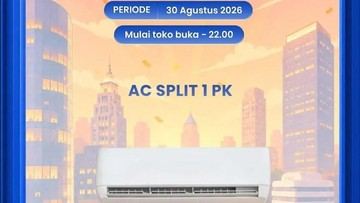 Beli AC Baru di Transmart Full Day Sale, 1 PK Bisa Diskon Rp 1,7 Juta