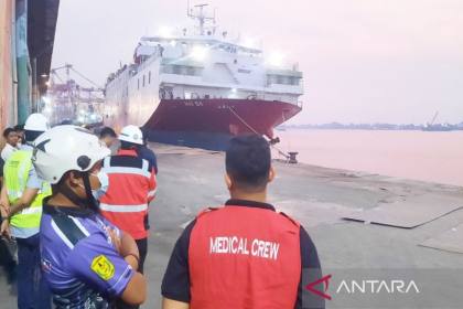 MV Haida tiba di Banjarmasin bawa 49 penumpang selamat Kapal Virgo