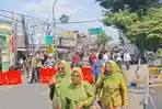 Jelang Pembukaan Muktamar NU, Jalan Sekitar Lapangan Untung Surapati Jombang Ditutup