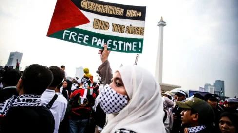 Indonesia dan 7 Negara Tegaskan Gaza Milik Palestina, Desak Solusi Dua Negara