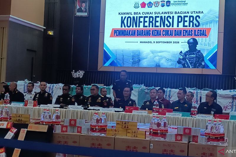 Bea Cukai Sulbagtara gagalkan penyelundupan rokok dan emas Rp20 miliar