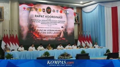 Pemerintah Kumpulkan 358 Perusahaan Pemegang HGU buat Bahas Karhutla