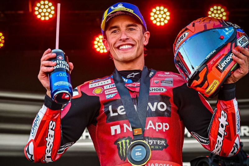 Marc Marquez menangi MotoGP Aragon 2026
