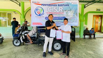 Pertamina Perkuat Pengelolaan Sampah di Kolaka melalui Bantuan Motor Tiga Roda | LPP RRI