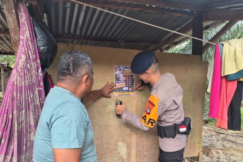 Cegah karhutla, Brimob patroli kawasan perbatasan Sebatik
