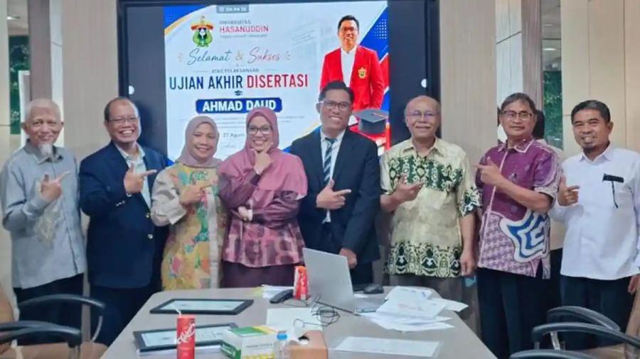 Ahmad Daud Raih Gelar Doktor Ilmu Perikanan Unhas, Teliti Biskuit MP-ASI Ikan Patin