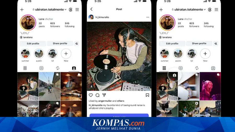 Fitur Baru Instagram, Foto yang Ditandai Teman Bisa Dipajang di Profil Utama