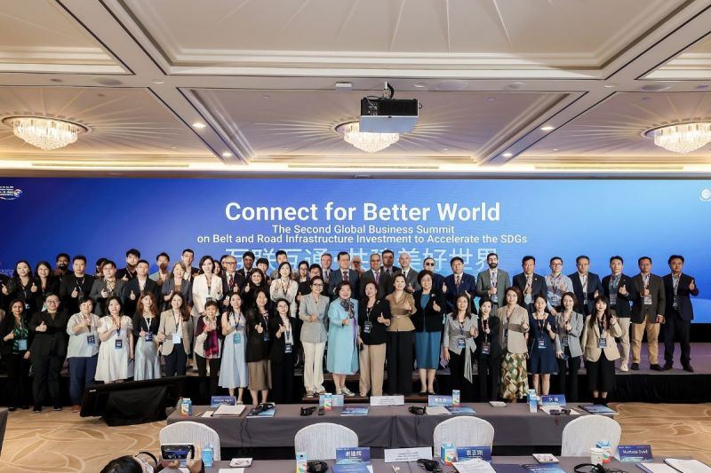 KTT Bisnis Global Kedua tentang Infrastruktur BRI untuk Mempercepat Pencapaian SDGs Digelar di Singapura