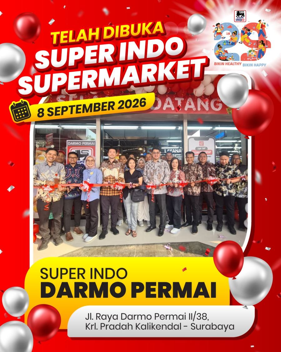 Promo Super Indo Darmo Permai Hari Ini, serta Diskon Mi Instan, Daging Sapi Giling dll