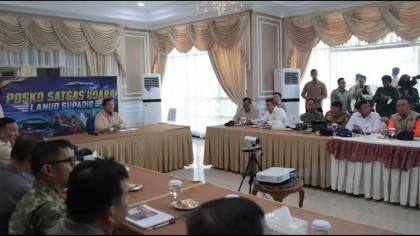 Momen Prabowo Pimpin Rapat Kebakaran Hutan di Kalimantan