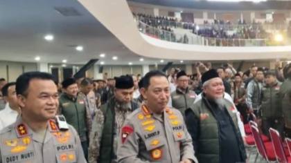 Kapolri Temui 6.500 Anggota Garda Satya NKRI di Solo: Terima Kasih