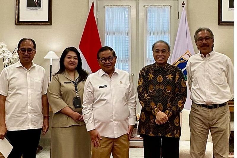 Indroyono, Pramono bahas rencana Jakarta jadi pusat industri hiburan