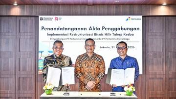 Pertamina Selesaikan Restrukturisasi Hilir Tahap II, PET Resmi Gabung PPN