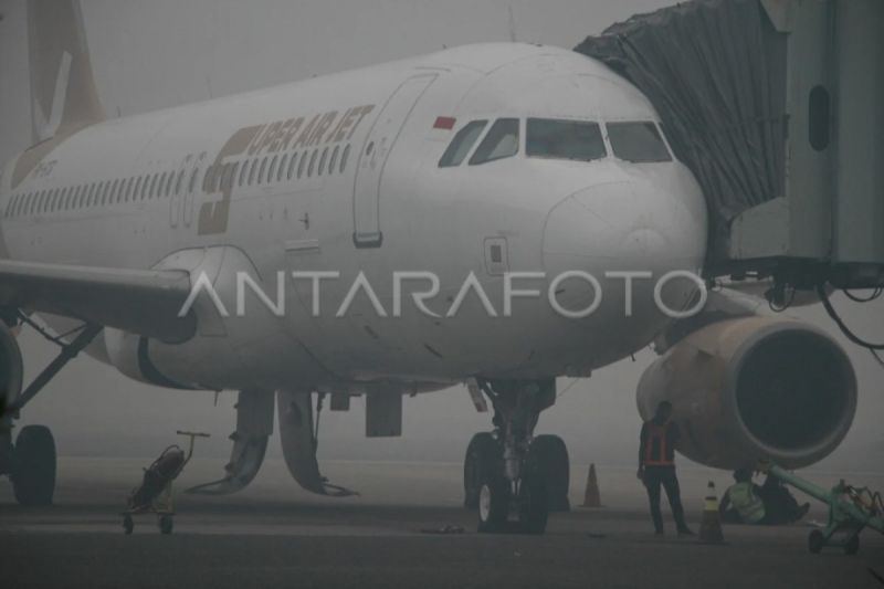 Bandara Tjilik Riwut sesuaikan penerbangan di tengah kabut asap