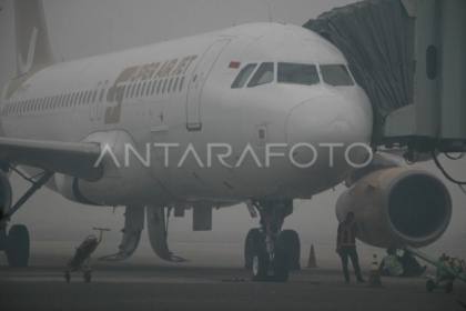 Bandara Tjilik Riwut sesuaikan penerbangan di tengah kabut asap