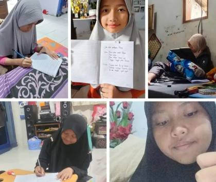 Curhatan Siswa SD Muhita Sekolah Daring karena BBM Langka