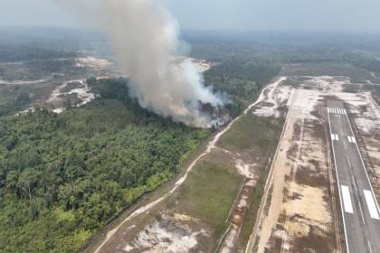 Sepekan lebih penerbangan ke Muara Teweh dibatalkan
