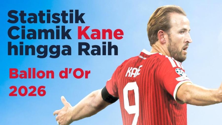 INFOGRAFIS: Statistik Ciamik Harry Kane di Balik Ballon d'Or 2026