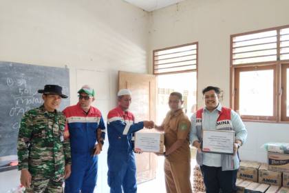 Pertamina salurkan bantuan pangan warga terdampak banjir di Langkat
