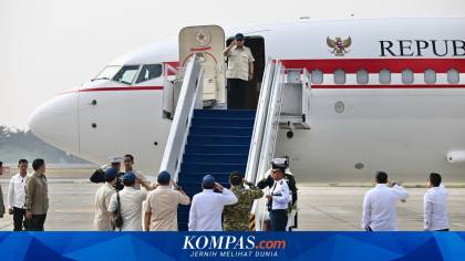 Prabowo Bertolak ke Sumatera Cek Penanganan Karhutla, Titik Awal di Riau