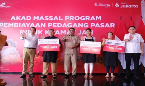 Bank Jakarta Kucurkan Pembiayaan Rp326 Miliar kepada 2.388 Pedagang Pasar