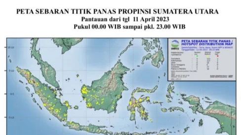 BMKG Deteksi 473 Titik Panas di Kalimantan Selatan, Tiga Wilayah Ini Paling Banyak