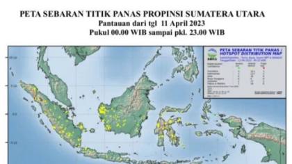 BMKG Deteksi 473 Titik Panas di Kalimantan Selatan, Tiga Wilayah Ini Paling Banyak