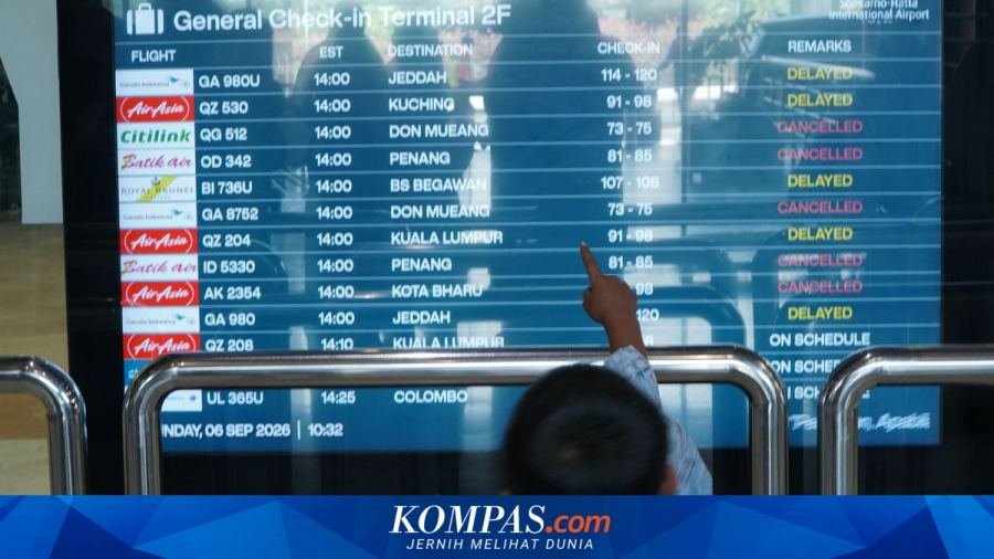 3 Bandara Ditutup akibat Abu Vulkanik Anak Krakatau, 459 Penerbangan Terdampak