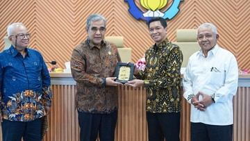 Bertemu Rektor-Guru Besar, Muzani Dorong ITS Perkuat Riset Kedaulatan Pangan