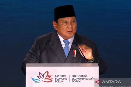 Prabowo di EEF: Pembangunan harus dirasakan keluarga biasa