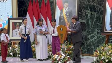 Momen Pramono Semringah Lihat Para 'Jawara' Literasi Anak Tampil di Balai Kota
