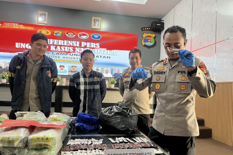 Polres Lamsel gagalkan peredaran 769 kartrid mengandung etomidate