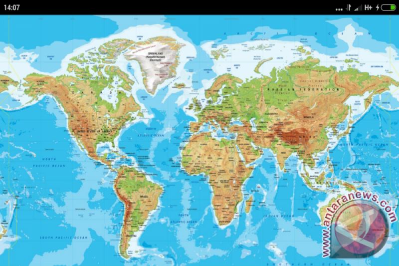 PBB dorong penggunaan peta Equal Earth untuk representasi dunia