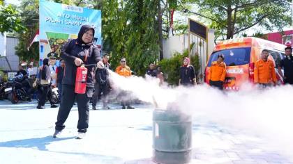 PLN UIP Sulawesi Perkuat Kesiapsiagaan Satgas Kaltana Kaluku Bodoa Hadapi Kekeringan dan Kebakaran