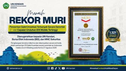 GIS UIN Kendari Raih Rekor MURI Unduhan Tertinggi | LPP RRI