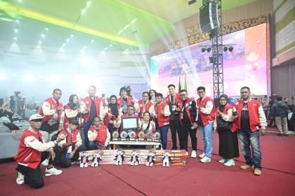 Enam Mahasiswa UHO Antar BPSMI Sultra Juara Umum III