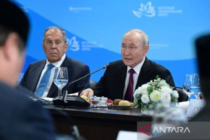 Putin: Pengerahan pasukan Eropa ke Ukraina berarti perang dengan Rusia