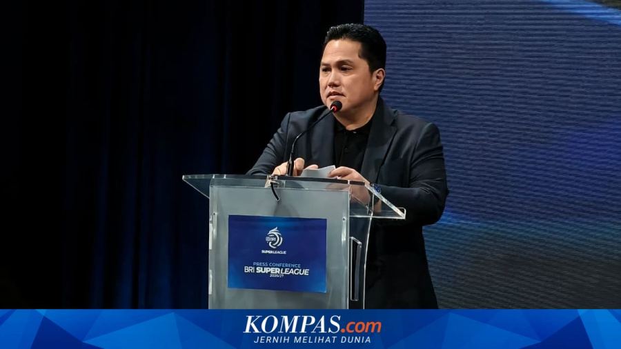 Erick Thohir Puji Peningkatan Kualitas Wasit di Super League