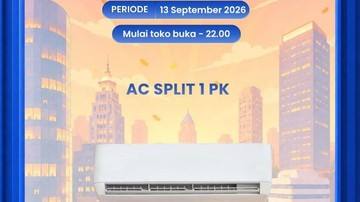 Beli AC Baru 1 PK di Transmart Full Day Sale, Bisa Diskon Rp 1,7 Juta!