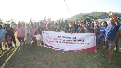 TelkomGroup Salurkan Bantuan Senilai Rp1,3 M ke Korban Gempa NTT