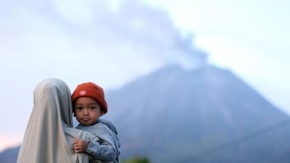 Takut Erupsi Susulan Gunung Sinabung, Warga Pengungsi Belum Mau Pulang