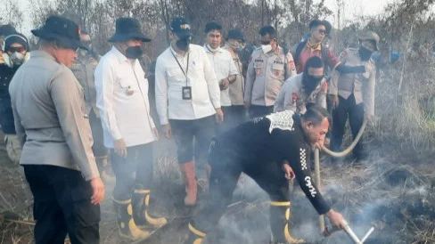 Geger! Polda Kalsel Bidik 2 Korporasi Pemilik Lahan Terbakar di Banjarbaru