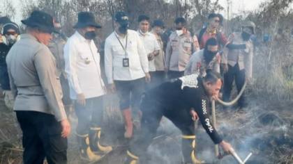Geger! Polda Kalsel Bidik 2 Korporasi Pemilik Lahan Terbakar di Banjarbaru