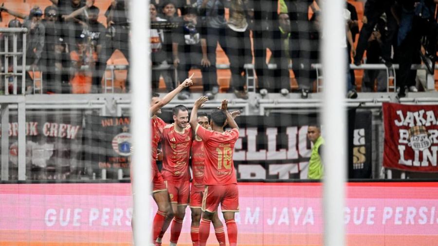 FOTO: Persija Terkam Brisbane Roar dengan Kemenangan 4-0