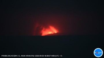 BMKG: Sebaran Abu Anak Krakatau Sampai ke Sebagian Wilayah Jakarta