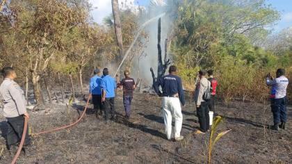3 Titik Kebakaran Lahan di Selayar, Api Balangsembo Dekati Pemukiman Warga